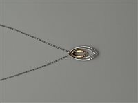 Collana Gioielleria Dossena  Donna in Oro bianco Diamante 0.16 Ct COOR-256-253 - COOR-256-253